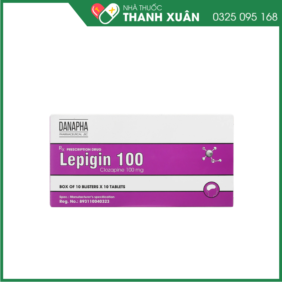 Lepigin 100 điều trị tâm thần phân liệt mãn tính nặng